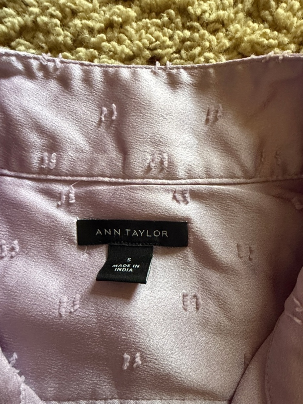 Ann Taylor Soft Lavender Blouse - Picture 2 of 2